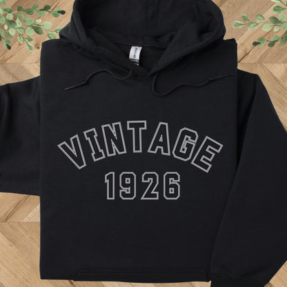 Vintage 1926 Hoodie – 100th Birthday Gift – 1926 Sweatshirt