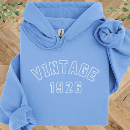 Vintage 1926 Hoodie – 100th Birthday Gift – 1926 Sweatshirt