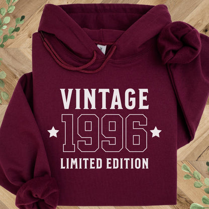 30th Birthday Hoodie - Vintage 1996 Birthday Sweatshirt