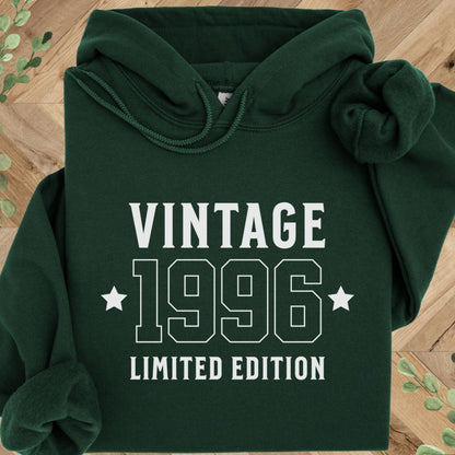 30th Birthday Hoodie - Vintage 1996 Birthday Sweatshirt