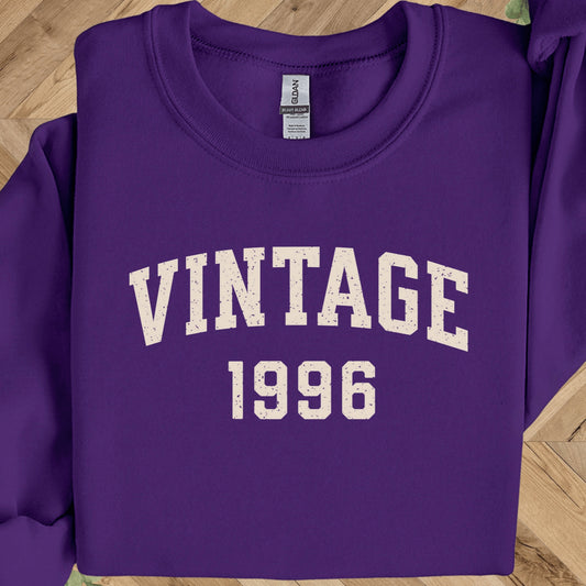 Vintage 1996 Sweatshirt - 30th Birthday Crewneck