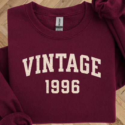 Vintage 1996 Sweatshirt - 30th Birthday Crewneck