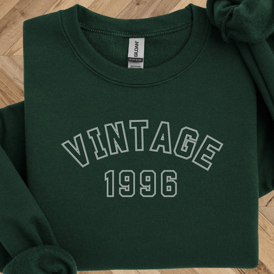 Vintage 1996 Sweatshirt - 30th Birthday Crewneck