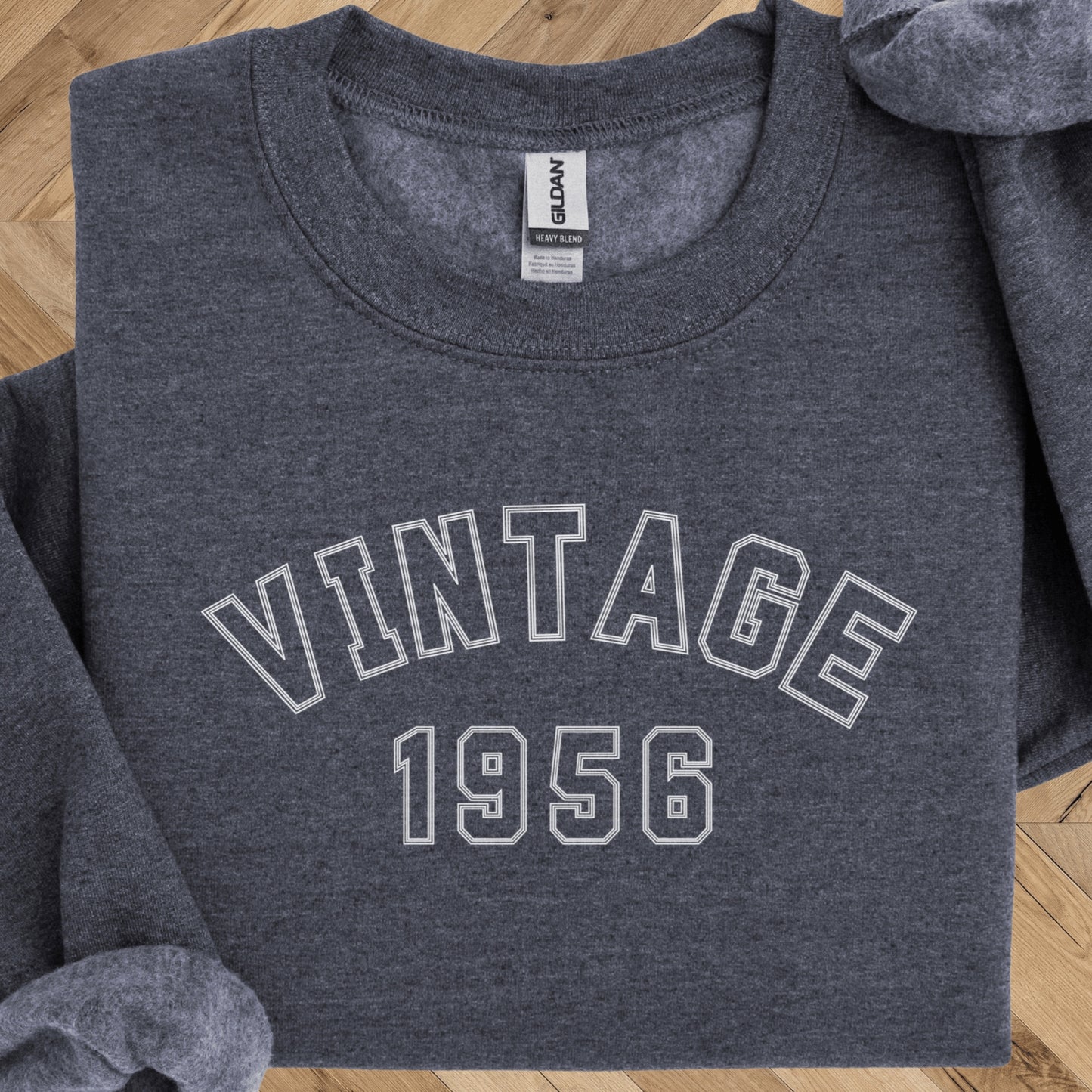 Vintage 1956 Sweatshirt - 70th Birthday Crewneck