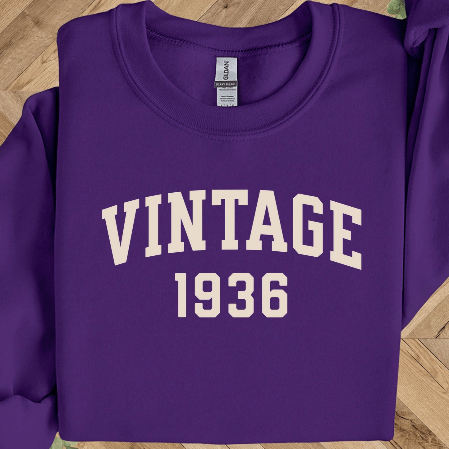 Vintage 1936 Sweatshirt - 90th Birthday Crewneck