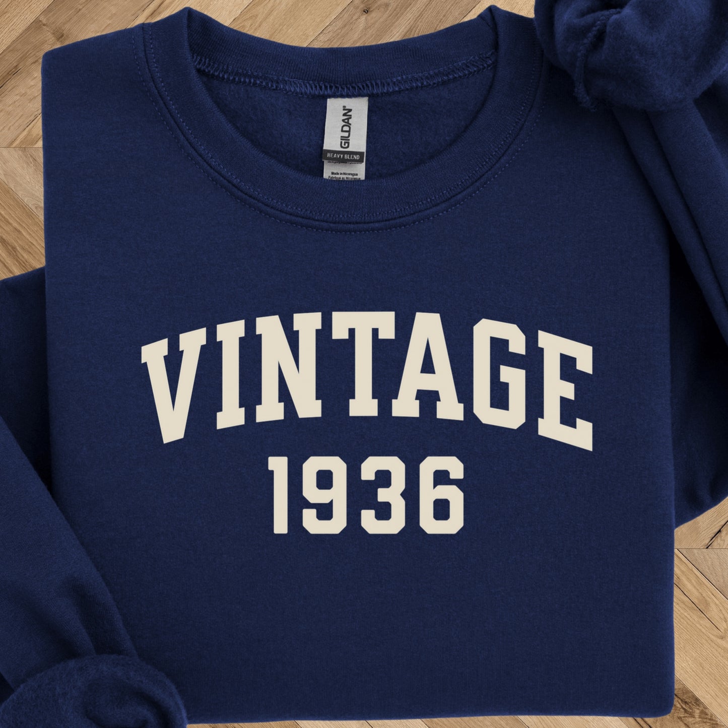 Vintage 1936 Sweatshirt - 90th Birthday Crewneck