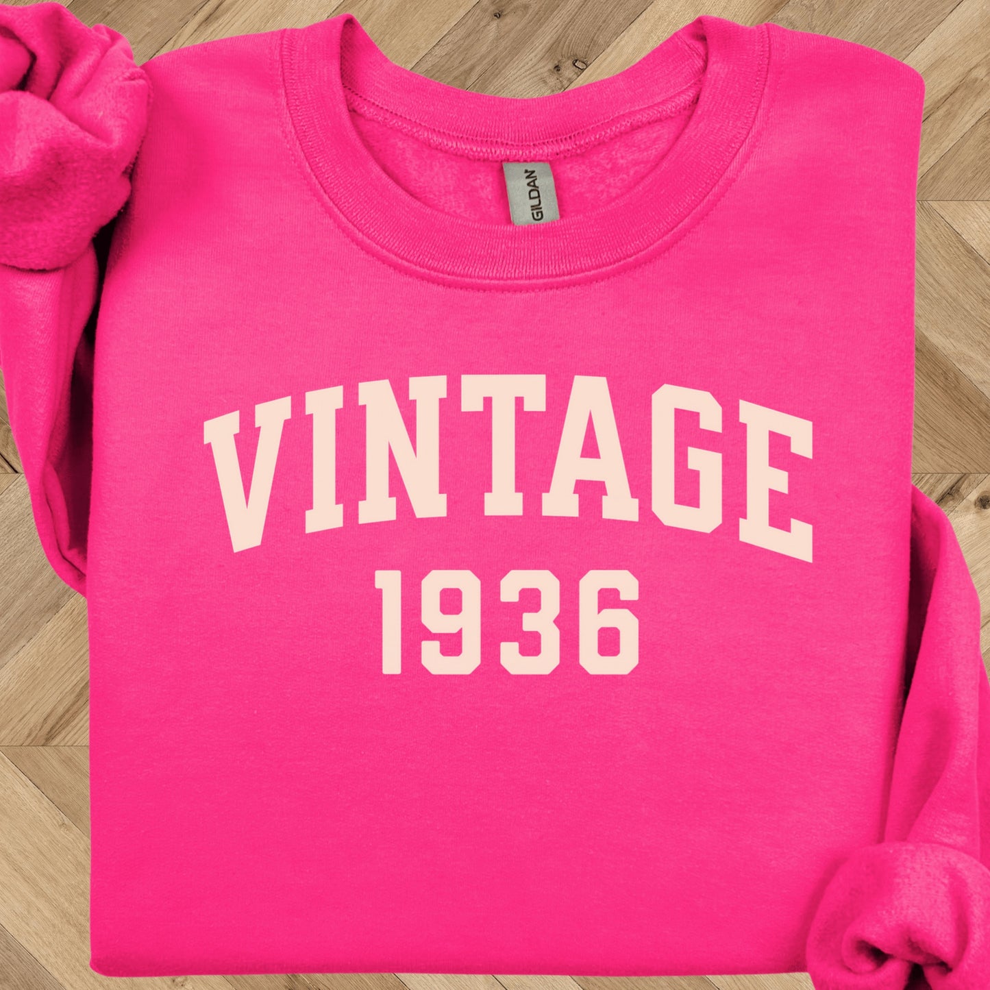 Vintage 1936 Sweatshirt - 90th Birthday Crewneck