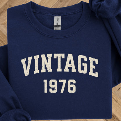 50th Birthday Crewneck - Vintage 1976 Sweatshirt