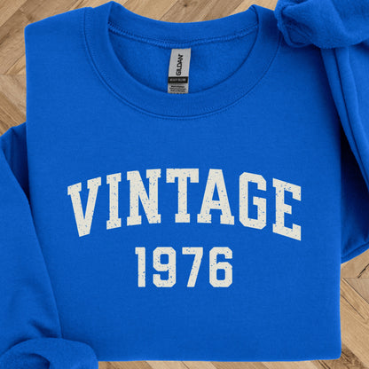 50th Birthday Crewneck - Vintage 1976 Sweatshirt