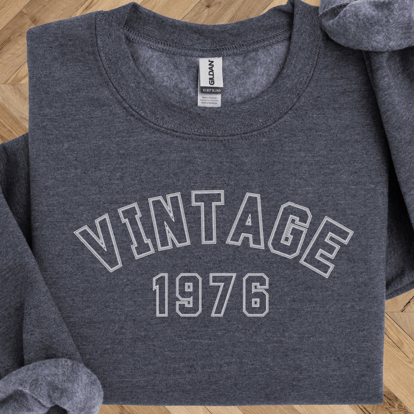 Vintage 1976 Sweatshirt - 50th Birthday Crewneck