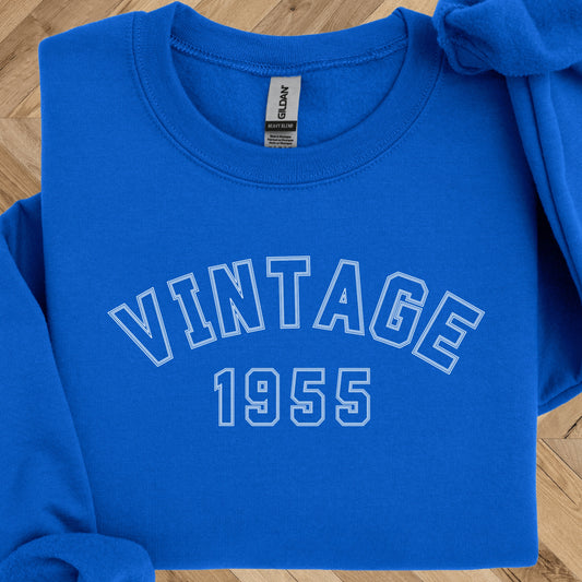 Vintage 1955 Birthday Sweatshirt