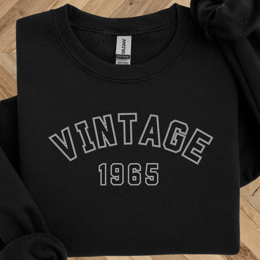 Vintage 1965 Birthday Sweatshirt