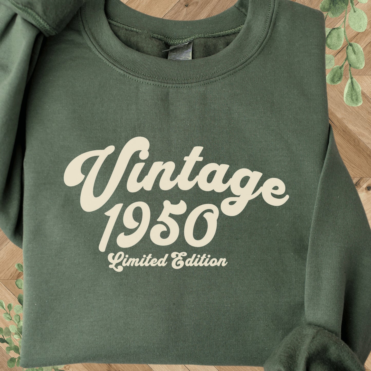 Vintage 1950 Birthday Sweatshirt
