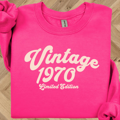 Vintage 1970 Sweatshirt - Limited Edition Crewneck