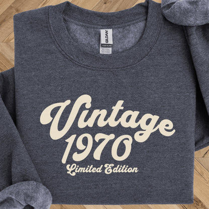 Vintage 1970 Sweatshirt - Limited Edition Crewneck