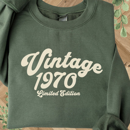 Vintage 1970 Sweatshirt - Limited Edition Crewneck