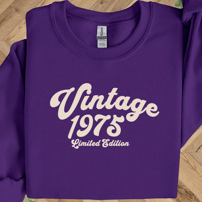 1975 Birthday Sweatshirt - Limited Edition Crewneck