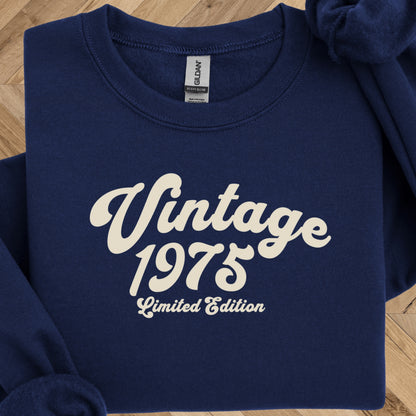 1975 Birthday Sweatshirt - Limited Edition Crewneck