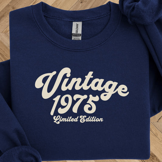 1975 Birthday Sweatshirt - Limited Edition Crewneck