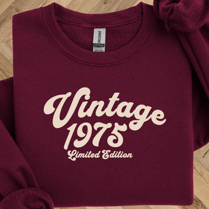 1975 Birthday Sweatshirt - Limited Edition Crewneck