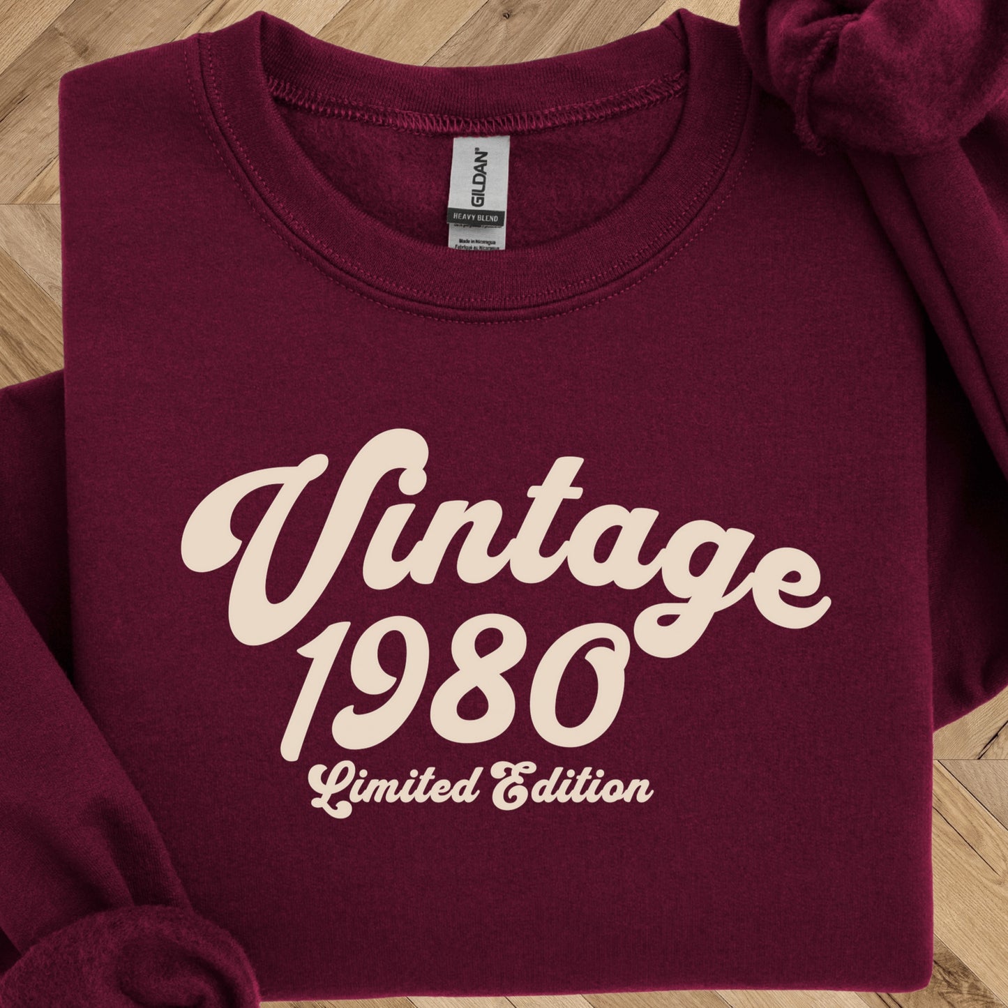 1980 Birthday Sweatshirt - Limited Edition Crewneck