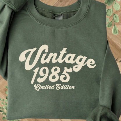 1985 Birthday Sweatshirt - Limited Edition Crewneck