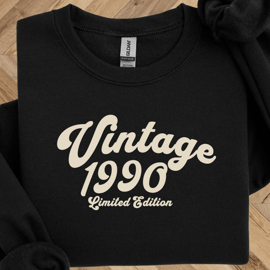 1990 Birthday Sweatshirt - Limited Edition Crewneck