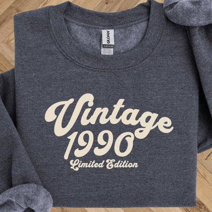 1990 Birthday Sweatshirt - Limited Edition Crewneck