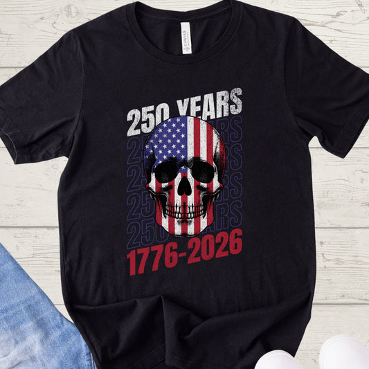 250 Years Skull Shirt