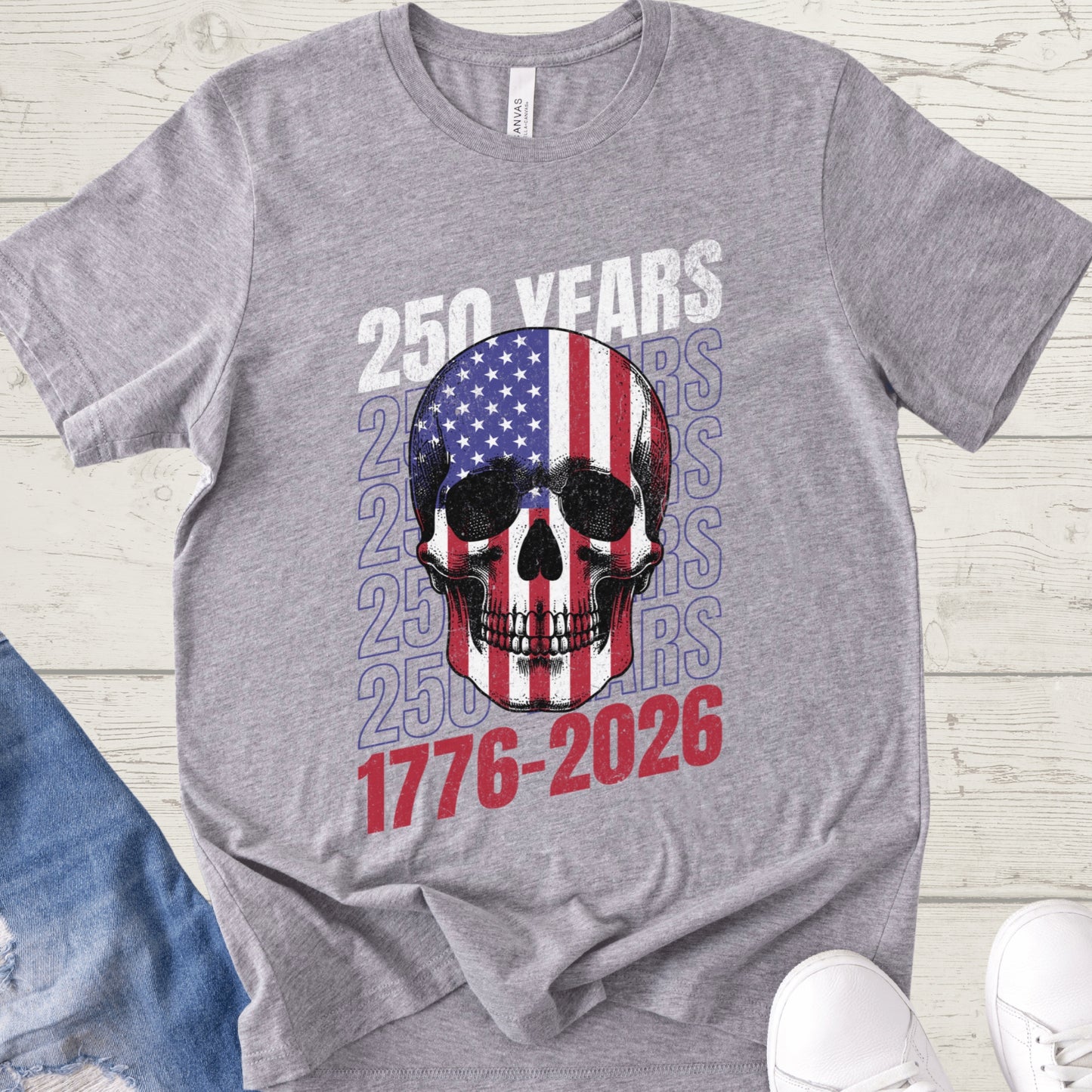 250 Years Skull Shirt