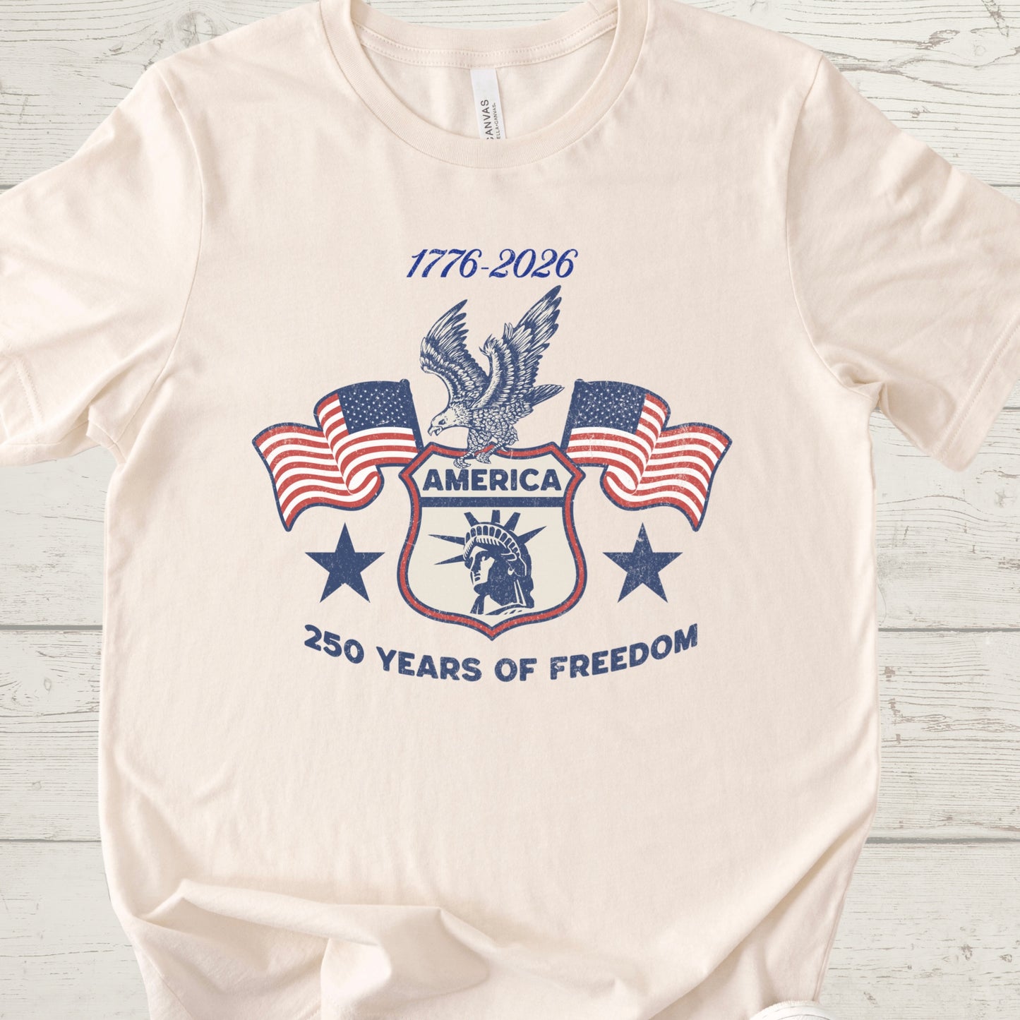 America 250 Double Flag Shirt