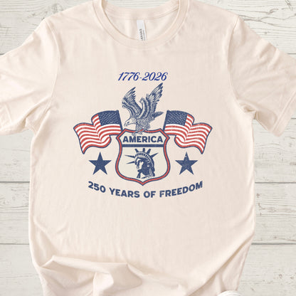 America 250 Double Flag Shirt