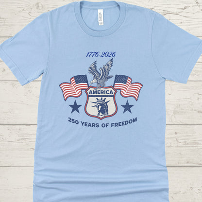 America 250 Double Flag Shirt