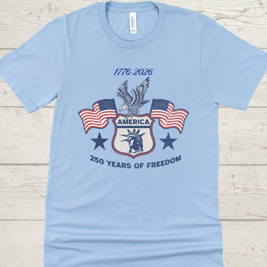 America 250 Double Flag Shirt