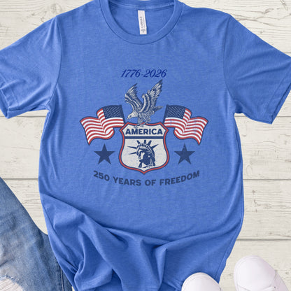 America 250 Double Flag Shirt
