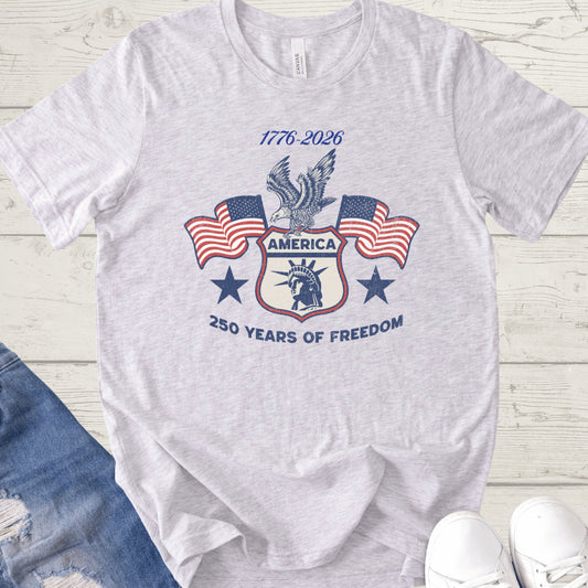 America 250 Double Flag Shirt