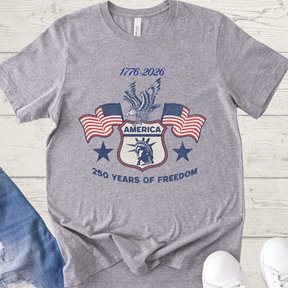 America 250 Double Flag Shirt