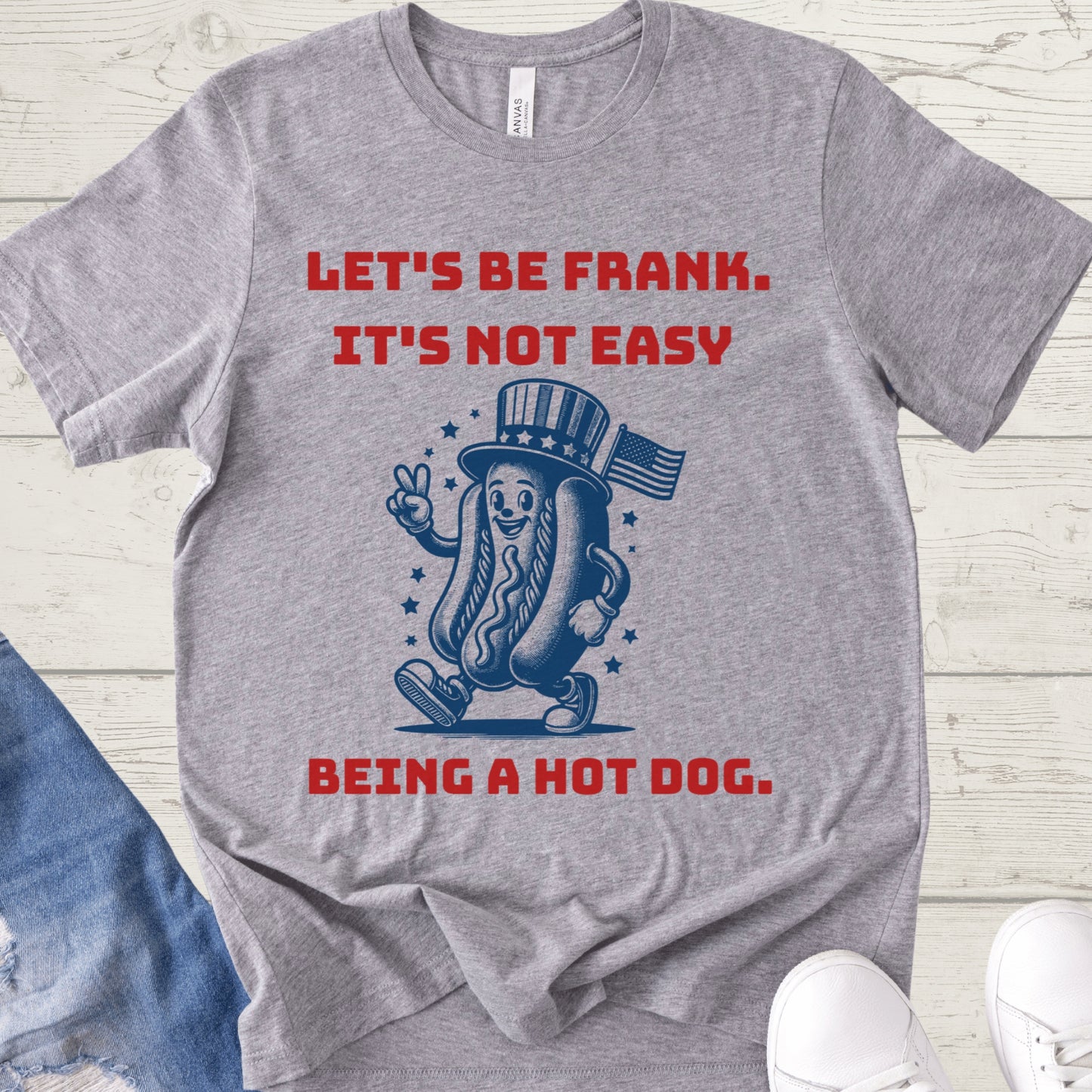 Let's Be Frank Hot Dog Shirt