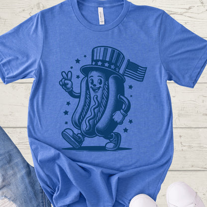 Retro Mascot Hot Dog Shirt