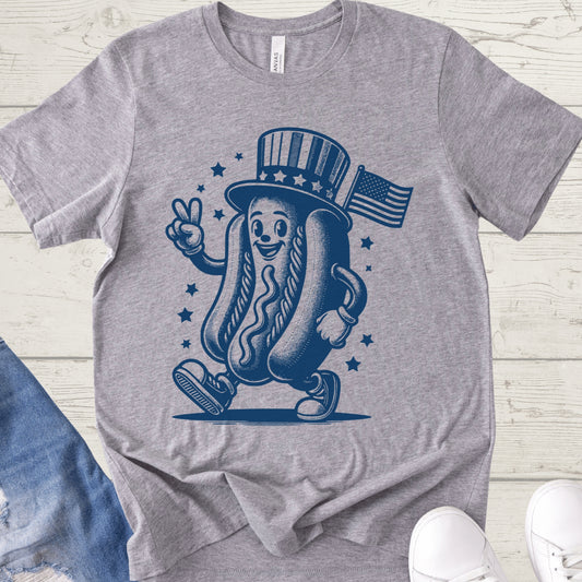 Retro Mascot Hot Dog Shirt
