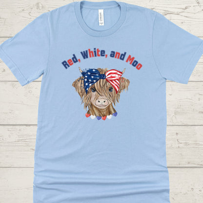 Red White and Moo Shirt