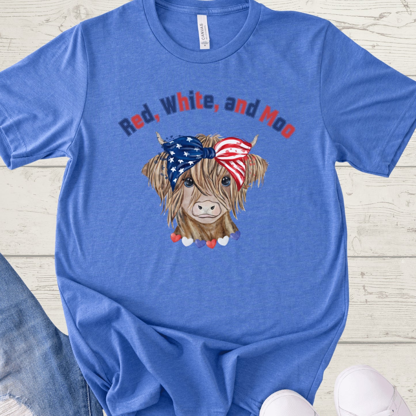 Red White and Moo Shirt