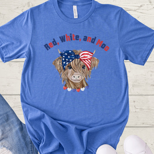 Red White and Moo Shirt