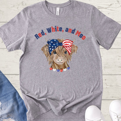 Red White and Moo Shirt