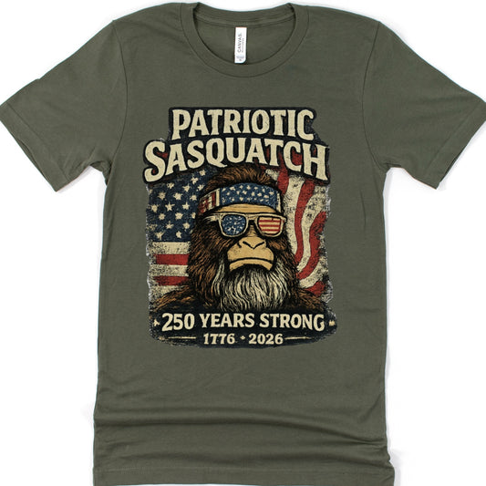 Patriotic Sasquatch Shirt