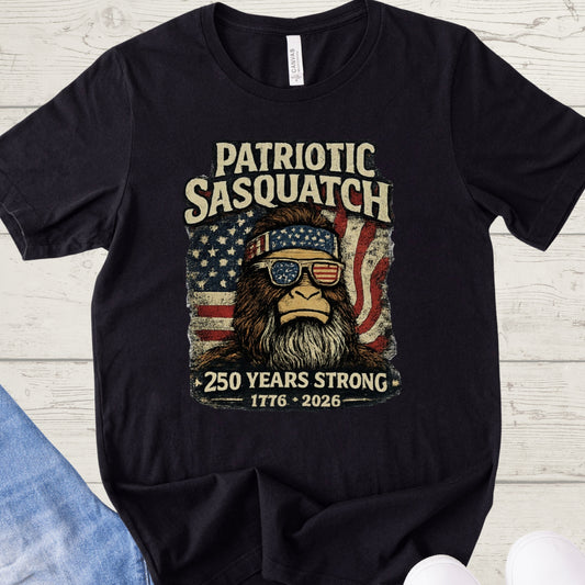 Patriotic Sasquatch Shirt