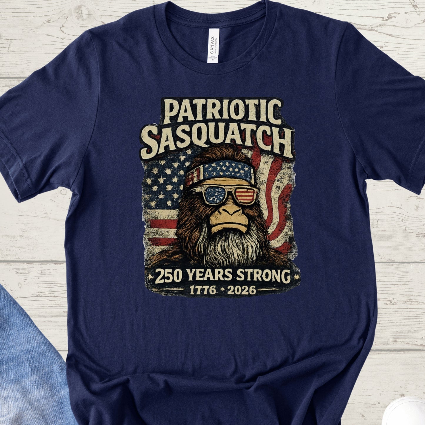 Patriotic Sasquatch Shirt