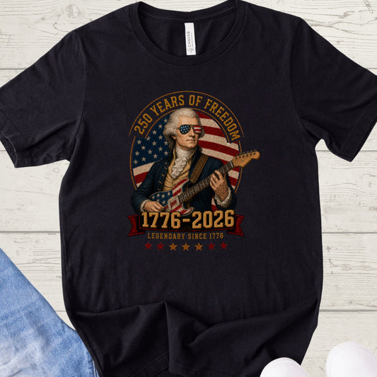 Thomas Jefferson Guitar Shirt