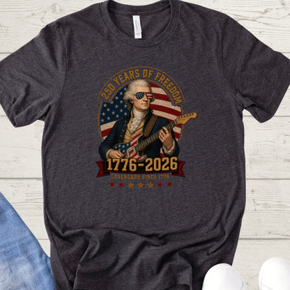 Thomas Jefferson Guitar Shirt