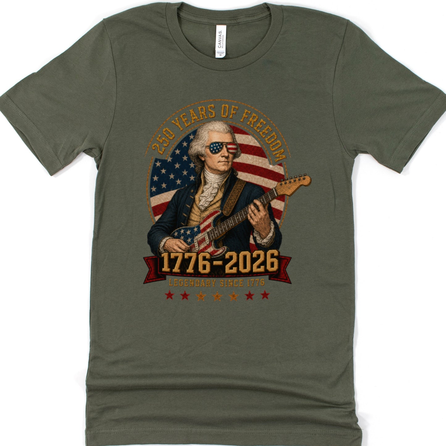 Thomas Jefferson Guitar Shirt